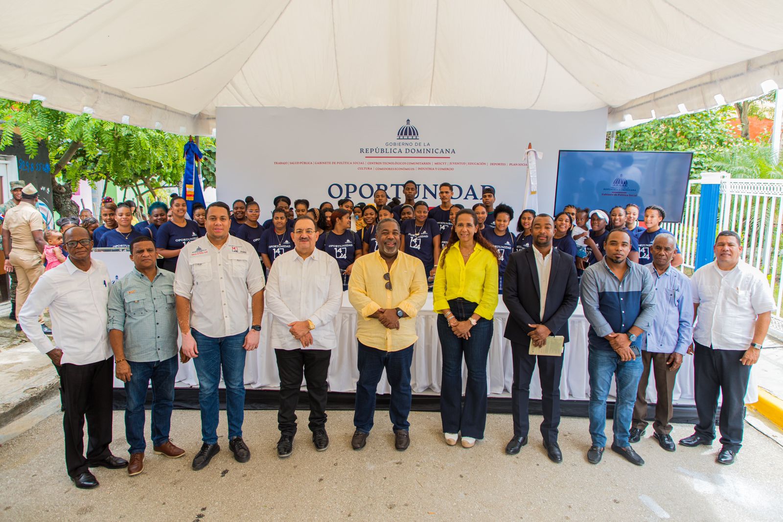 Gabinete de Política Social abre cinco centros de capacitación de “Oportunidad 14-24 en Hato Mayor